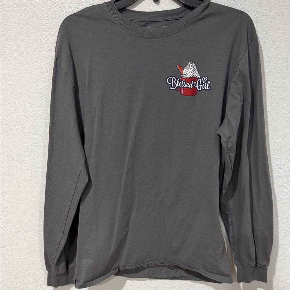 Blessed Grill Charcoal Long Sleeve Tee